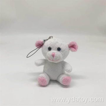 Cute plush tiger keychain toys